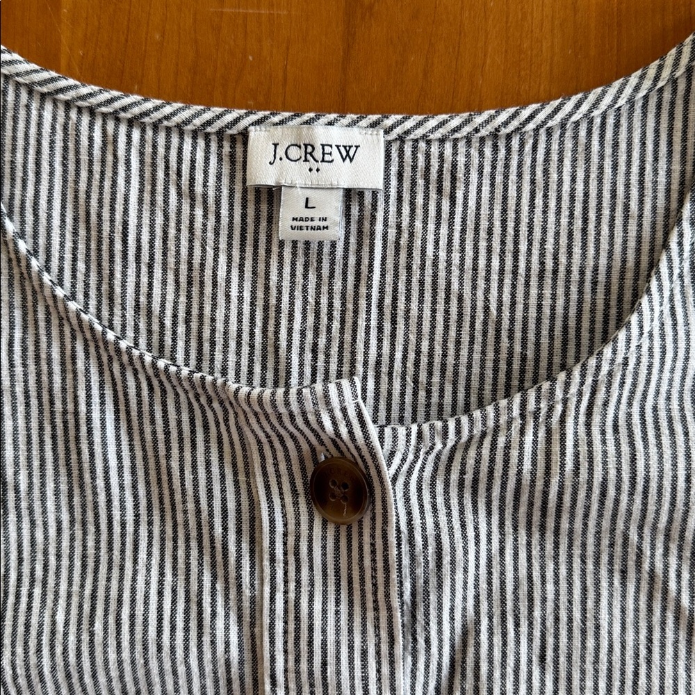 JCrew Factory Linen Shell - Picture 2 of 3
